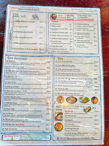 Menu Vn Street Foods - 3