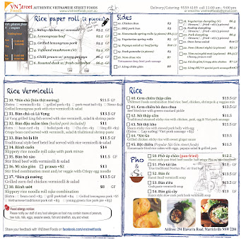 Menu Vn Street Foods - 4