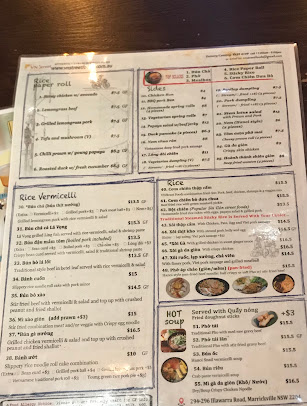 Menu Vn Street Foods - 9