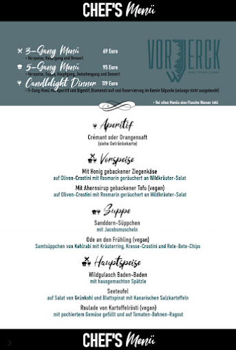 Menu Vorwerck Restaurant - 4