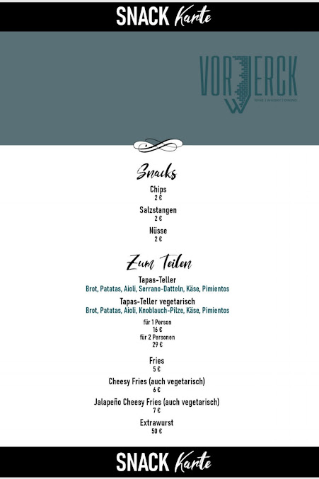 Menu Vorwerck Restaurant - 6