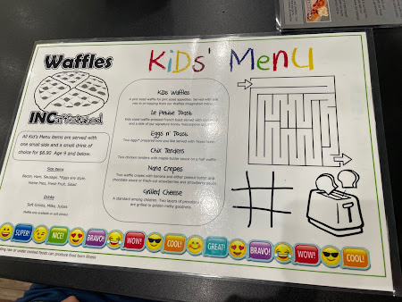 Menu Waffles Incaffeinated Upper St Clair - 2