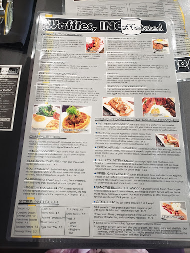 Menu Waffles Incaffeinated Upper St Clair - 6