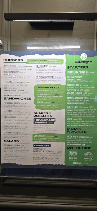 Menu Wahlburgers - 0