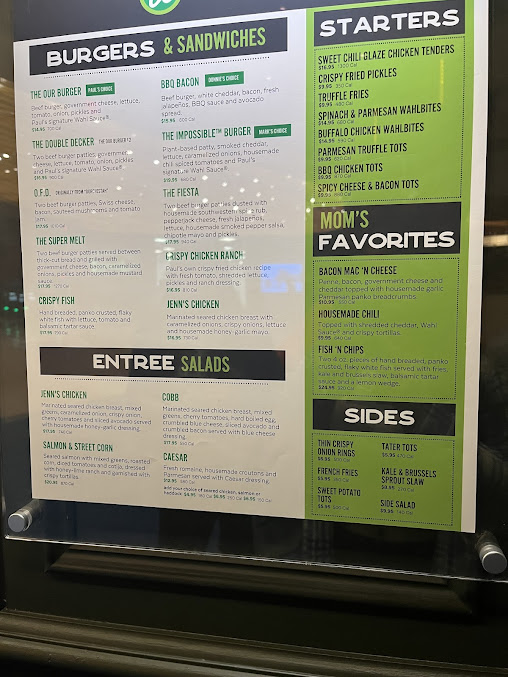 Menu Wahlburgers - 2