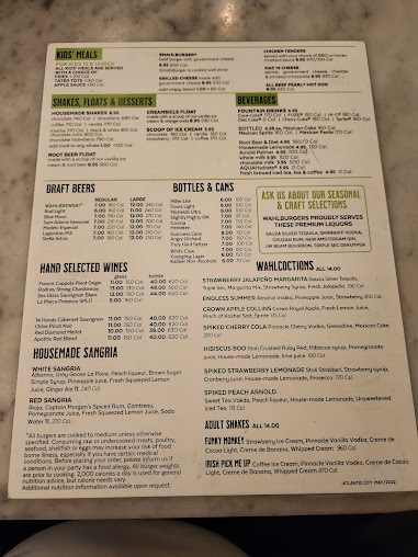 Menu Wahlburgers - 5