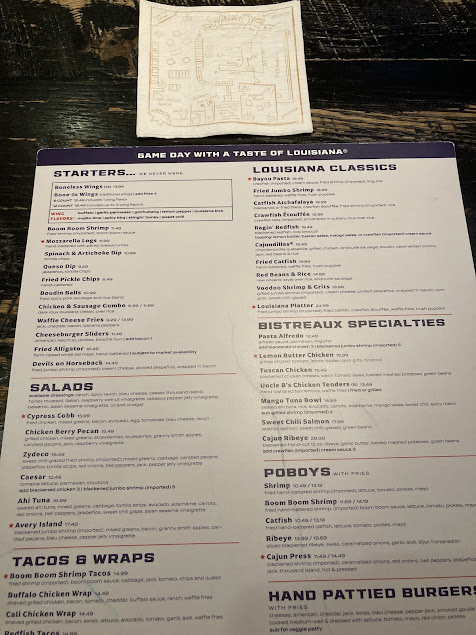 Menu Walk Ons Sports Bistreaux Alexandria Restaurant - 3