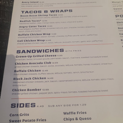Menu Walk-On's Sports Bistreaux - Katy Restaurant - 3
