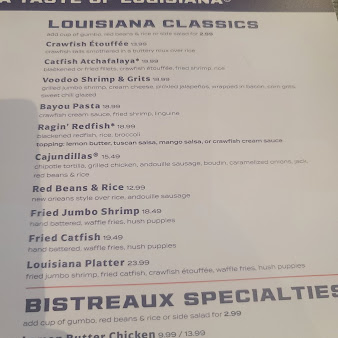 Menu Walk-On's Sports Bistreaux - Katy Restaurant - 4