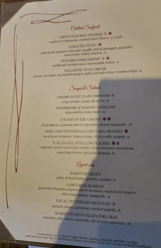 Menu Washington Inn & Wine Bar - 2