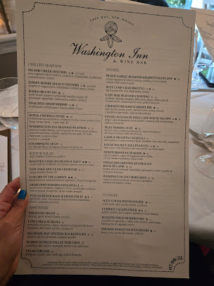 Menu Washington Inn & Wine Bar - 4