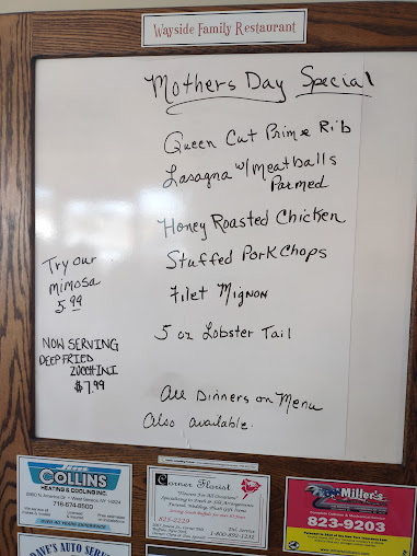 Menu Wayside Family Restaurant - 3