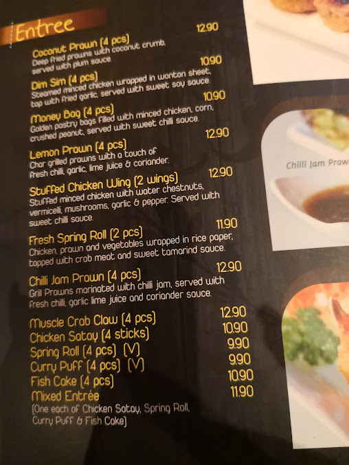 Menu We Thai Cuisine - 1