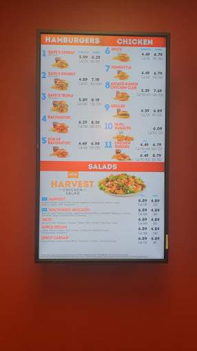 Menu Wendy's - 0