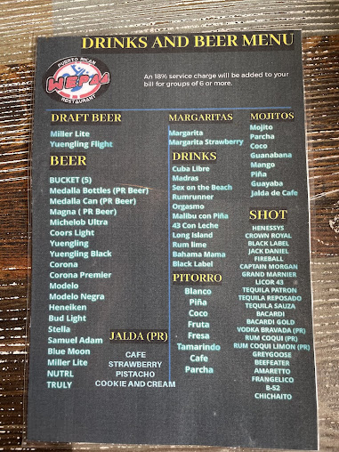 Menu Wepaa Puerto Rican Bar And Restaurant - 5