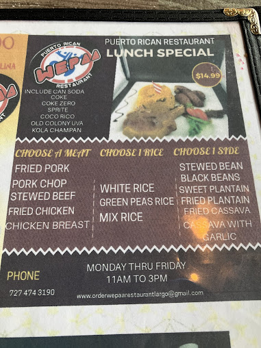 Menu Wepaa Puerto Rican Bar And Restaurant - 8