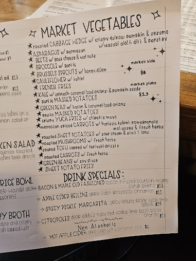 Menu Westville Wall Street - 1