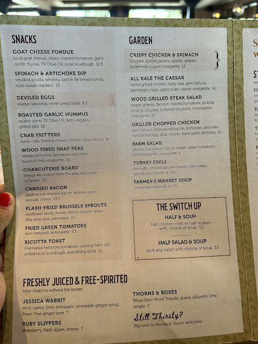 Menu Whiskey Cake Stafford - 1