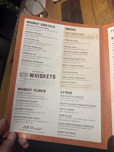 Menu Whiskey Cake Stafford - 6