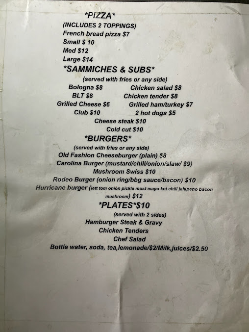 Menu White Oak Grill & Lounge - 1