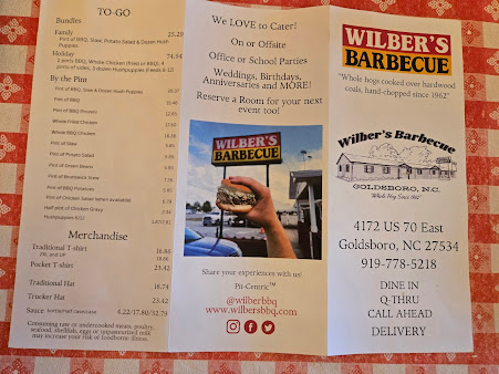 Menu Wilber's Barbecue - 0