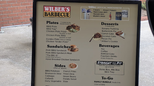 Menu Wilber's Barbecue - 3
