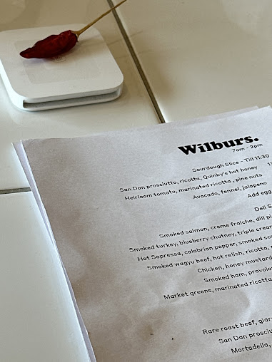 Menu Wilburs - 2