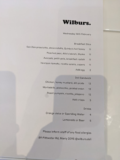 Menu Wilburs - 6