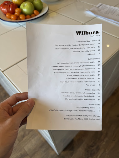 Menu Wilburs - 9