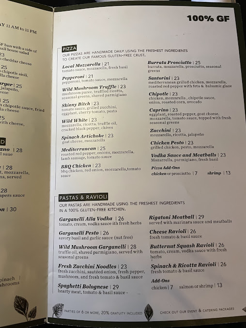 Menu Wild - 1