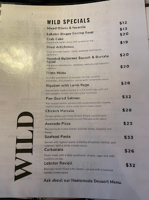Menu Wild - 2