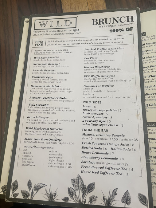 Menu Wild - 3