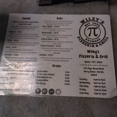 Menu Wileys New York Style Pizza - 2