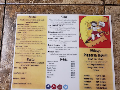 Menu Wileys New York Style Pizza - 8