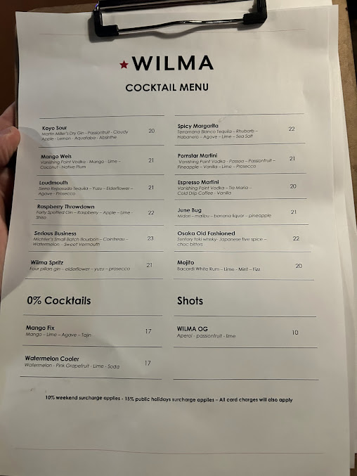 Menu Wilma - 3