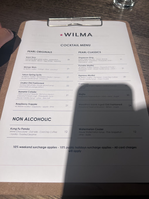 Menu Wilma - 5