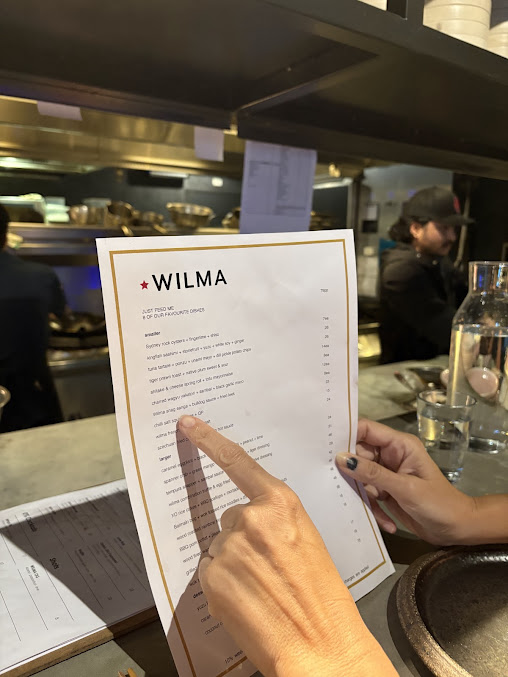 Menu Wilma - 8