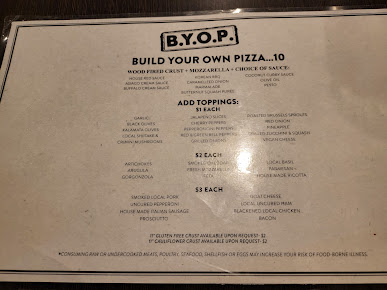 Menu Wood Stone Craft Pizza Uptown - 0