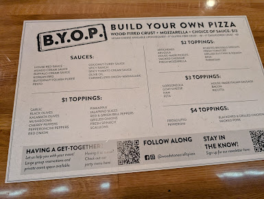 Menu Wood Stone Craft Pizza Uptown - 3