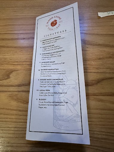 Menu Wood Stone Craft Pizza Uptown - 6