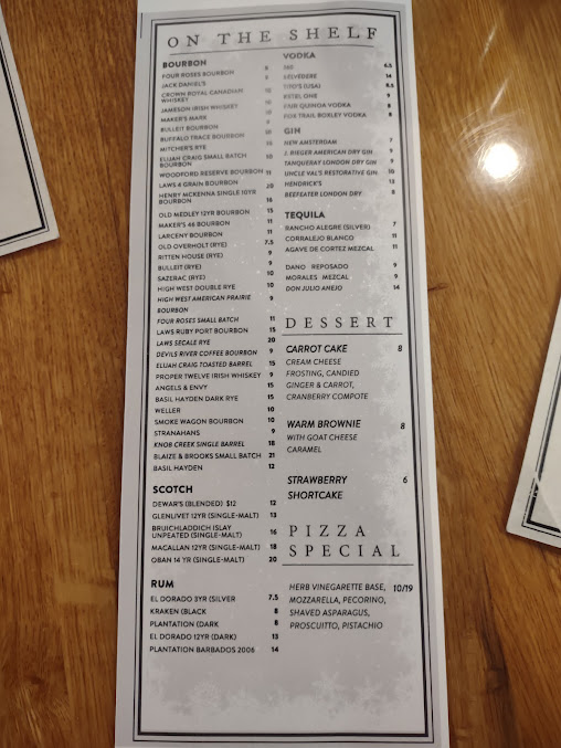 Menu Wood Stone Craft Pizza Uptown - 8