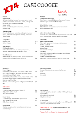 Menu X74 Cafe - 2