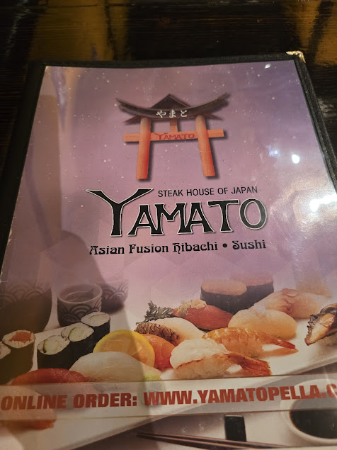 Menu Yamato Steak House Of Japan Pella - 8
