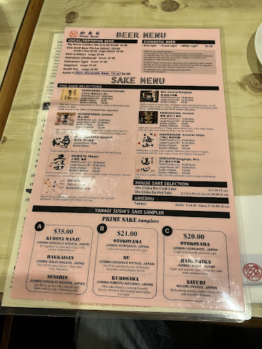 Menu Yanagi Sushi - 2