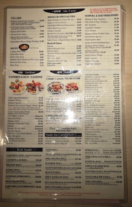 Menu Yanagi Sushi - 9