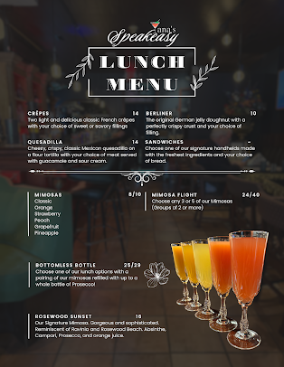 Menu Yana's Speakeasy - 3