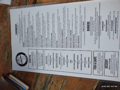 Menu Yankee Bills Wood Fired Saloon - 1