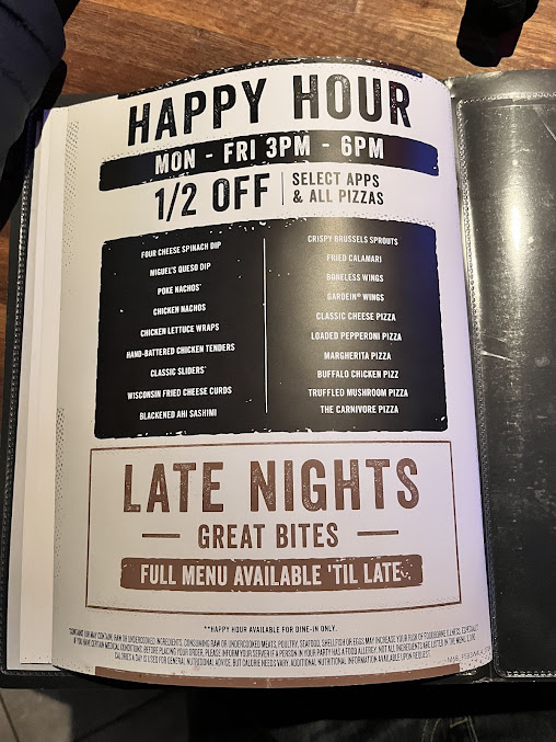 Menu Yard House - 3
