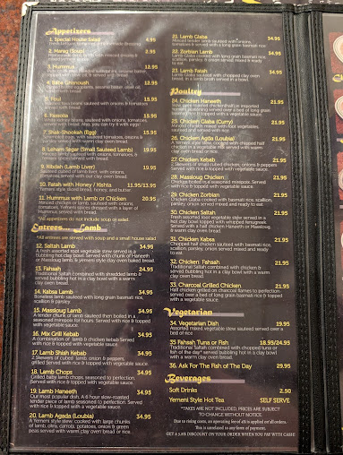 Menu Yemen Café & Restaurant - 6