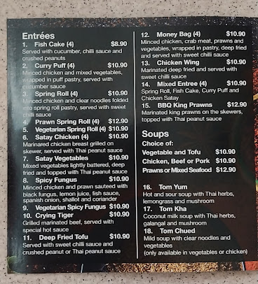 Menu Yes I Am Thai Restaurant - 5